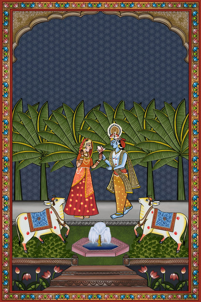 Divine Love – Radha Krishna Canvas Set