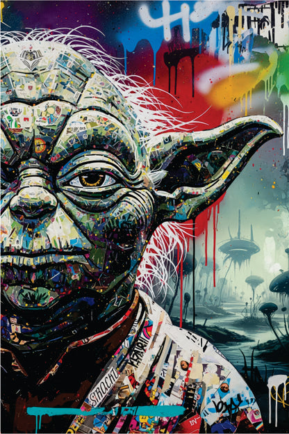Galactic Master – Abstract Yoda