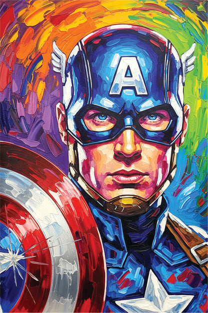 Shielded Glory: Captain America
