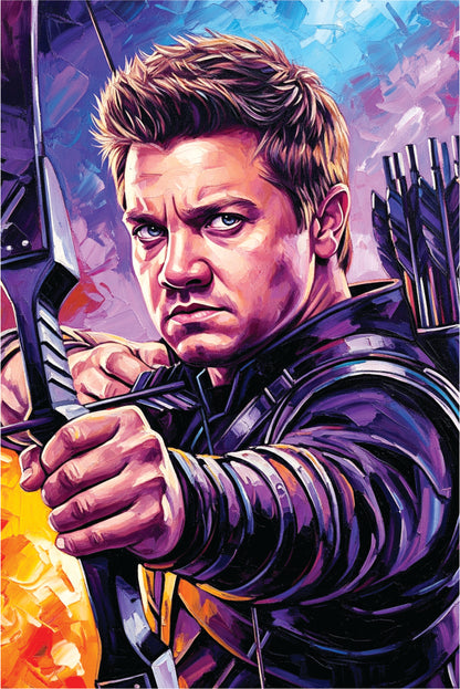 Precision Aim – Abstract Hawkeye