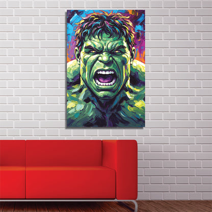 Rage Unleashed – Abstract Hulk